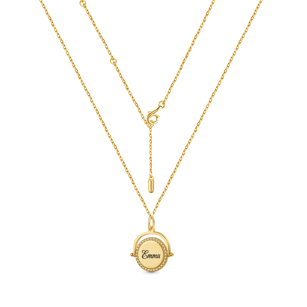 Gnoce Personalized Fidget Toy Anti Anxiety Necklace - Image 3