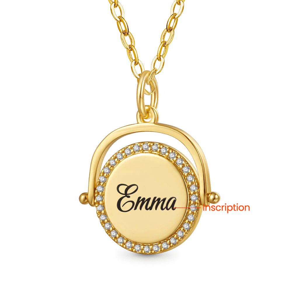 Gnoce Personalized Fidget Toy Anti Anxiety Necklace - Image 4
