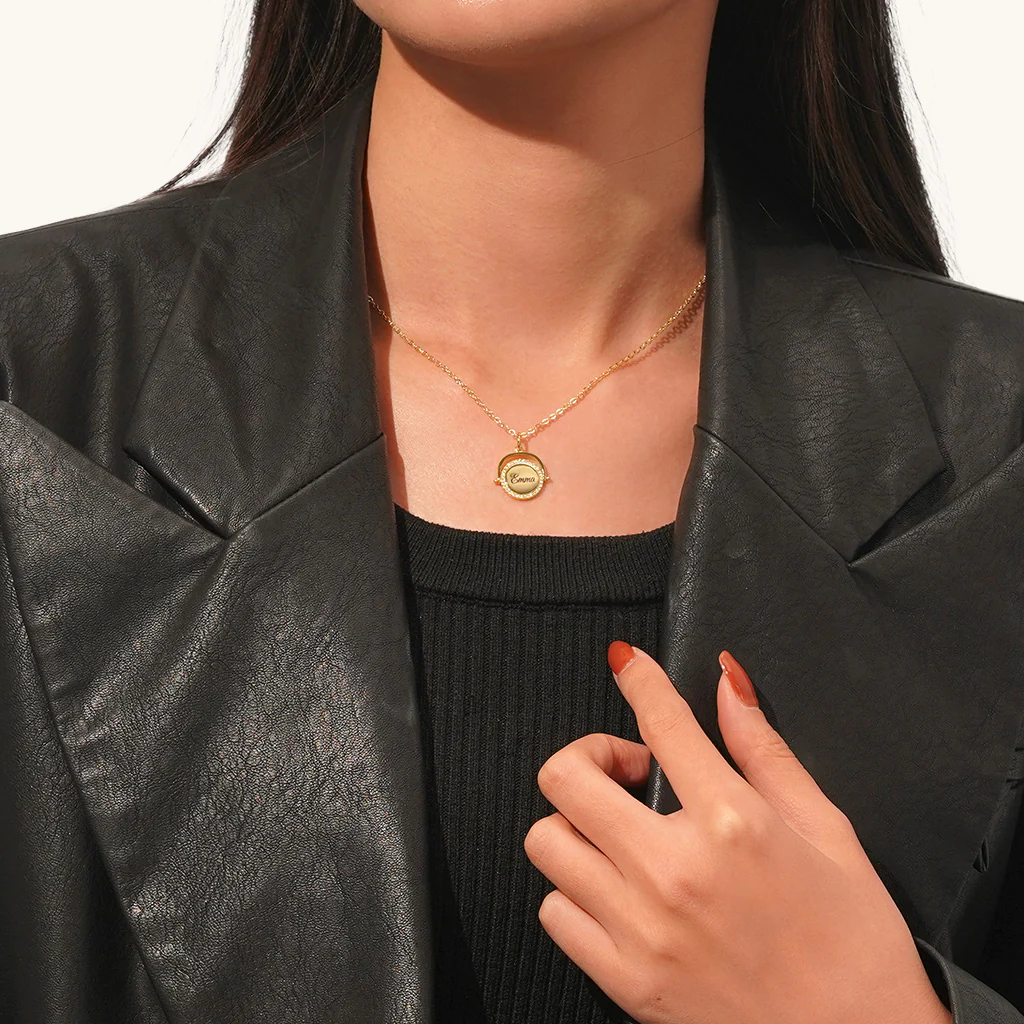 Gnoce Personalized Fidget Toy Anti Anxiety Necklace - Image 6