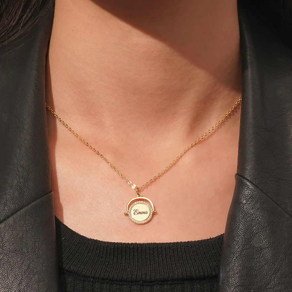 Gnoce Personalized Fidget Toy Anti Anxiety Necklace - Image 7