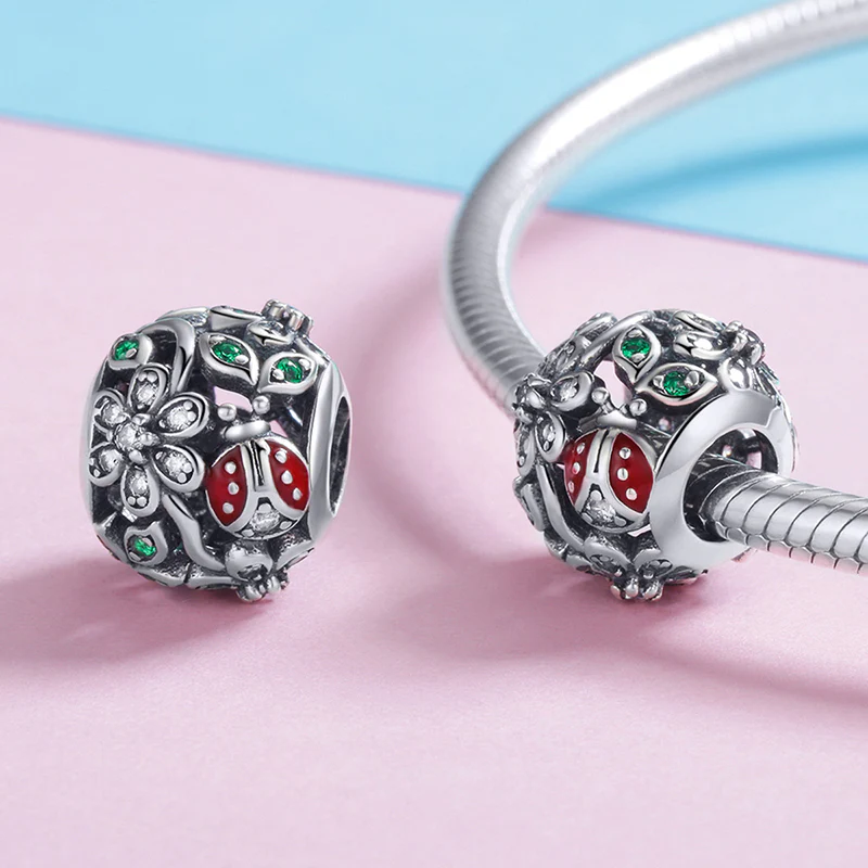 Flower Paradise Charm Bead S925 Sterling Silver - Image 2