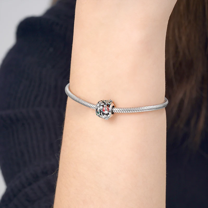 Flower Paradise Charm Bead S925 Sterling Silver - Image 3