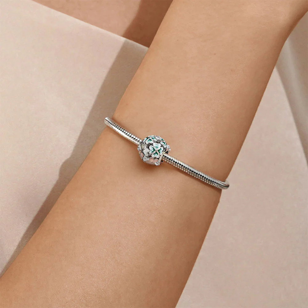 Gnoce Lucky Four Leaf Clover Charm - Image 5