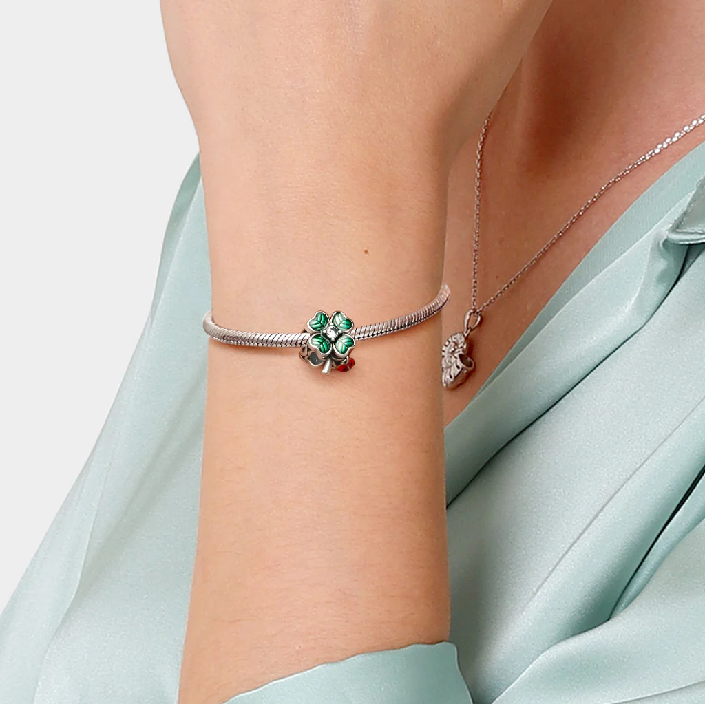 Gnoce Four Leaf Clover Ladybug Charm - Image 5