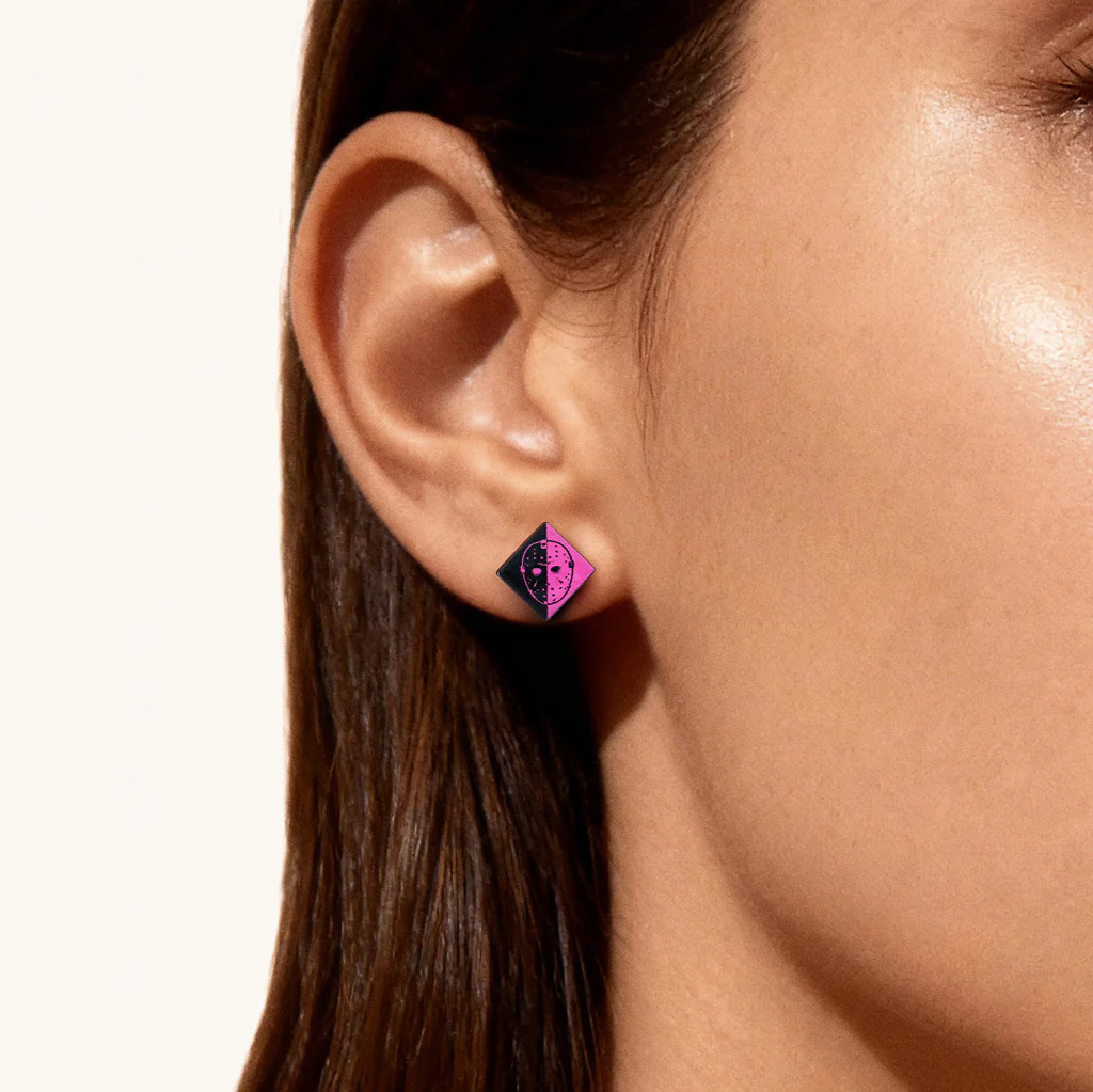 Gnoce Friday the 13th Stud Earrings - Image 3