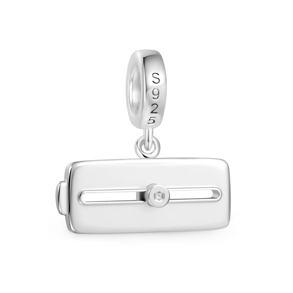 Gnoce Slideable Enamel Seven Mood Pin Charm Platinum-plated Silver Blend - Image 3