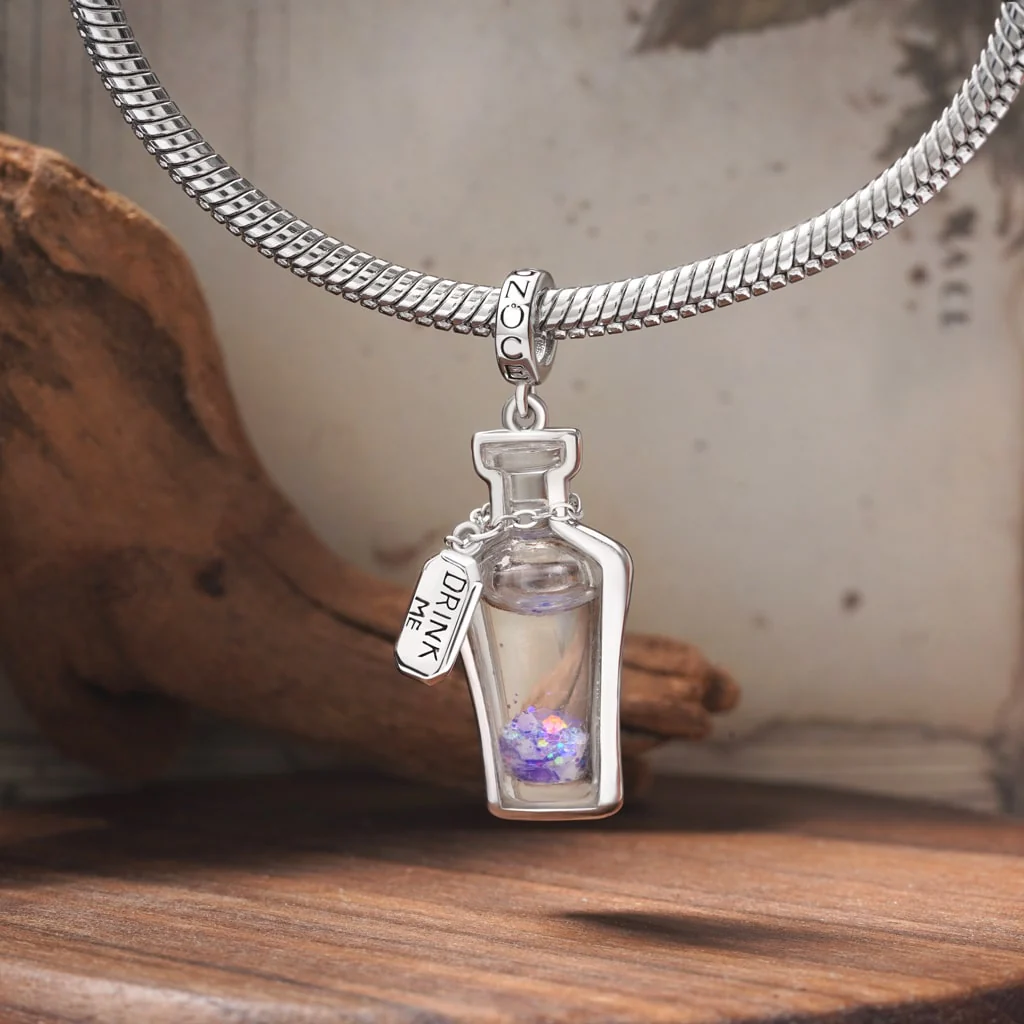 Gnoce Glow-in-the-Dark Alice's Magic Potion Pendant Dangle Charm - Image 4