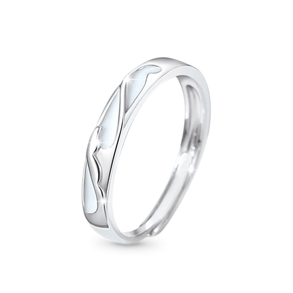 Gnoce Glowing Band Moonstone Adjustable Men's Band