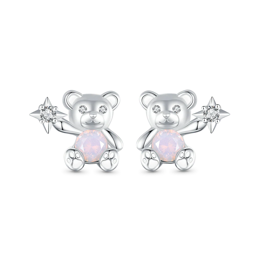 Gnoce Bear Stud Earrings