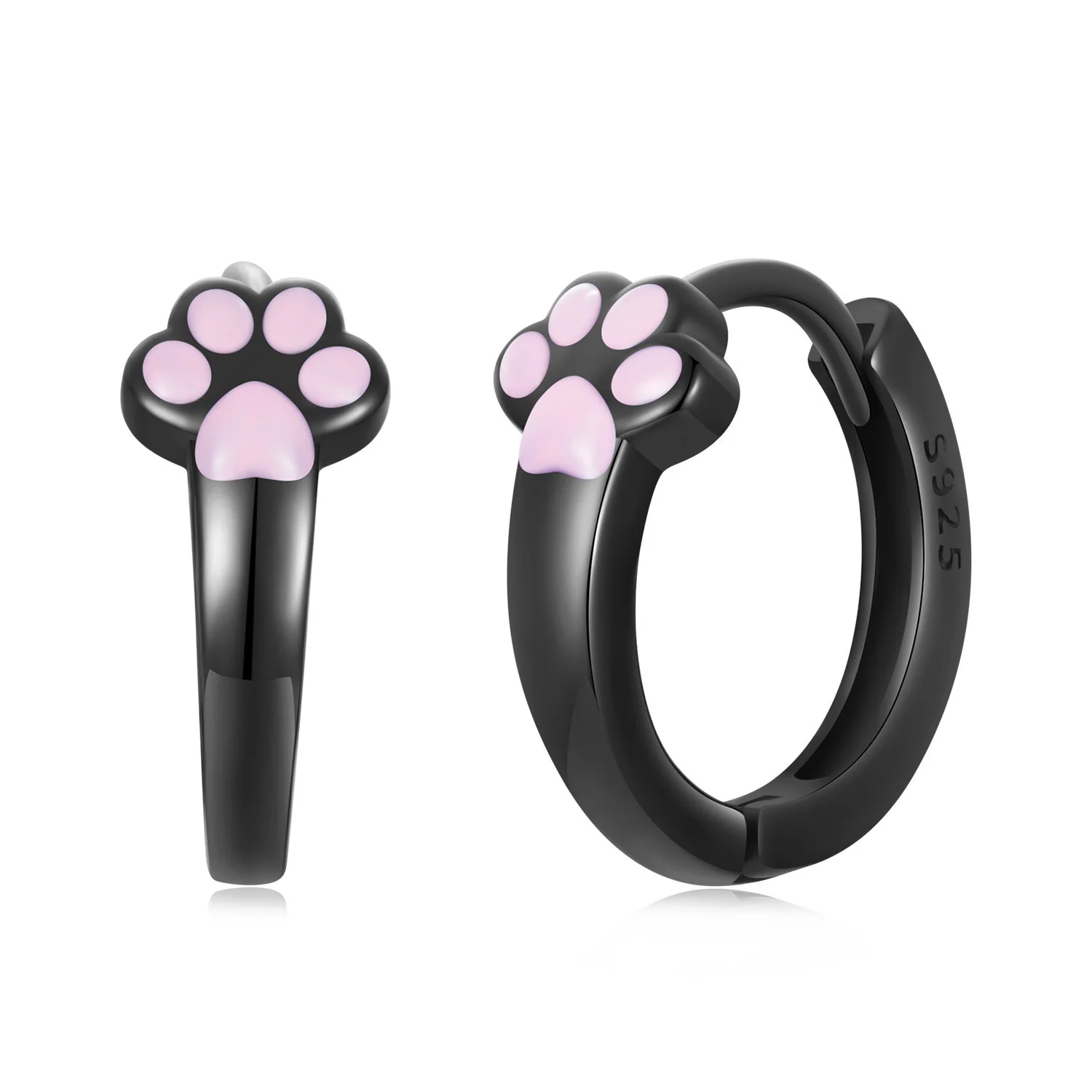 Gnoce Cat Claw Huggie Hoop Earrings