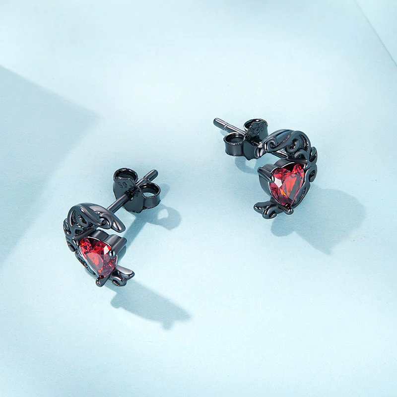 Gnoce Dark Night Moonlight Stud Earrings - Image 3