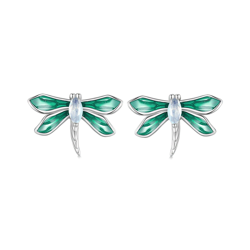 Gnoce Dragonfly Stud Earrings