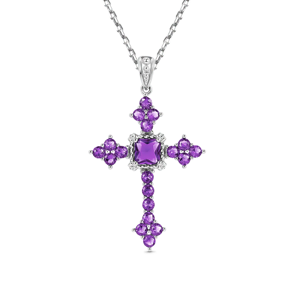 Gnoce Elegant Vintage Cross Pendant Necklace - Image 2