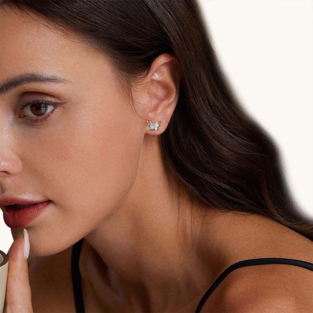 Gnoce Graceful Butterfly Earrings - Image 3