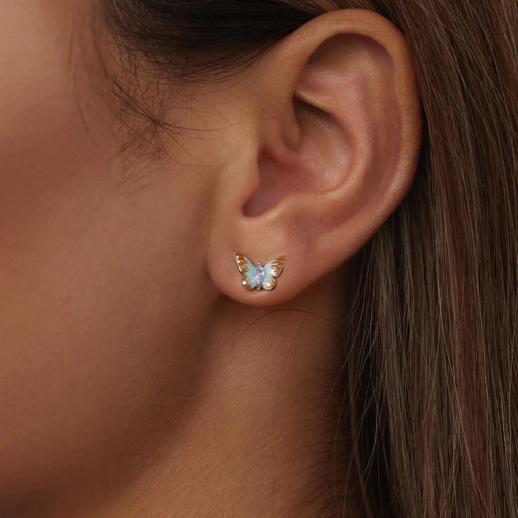 Gnoce Graceful Butterfly Earrings - Image 4