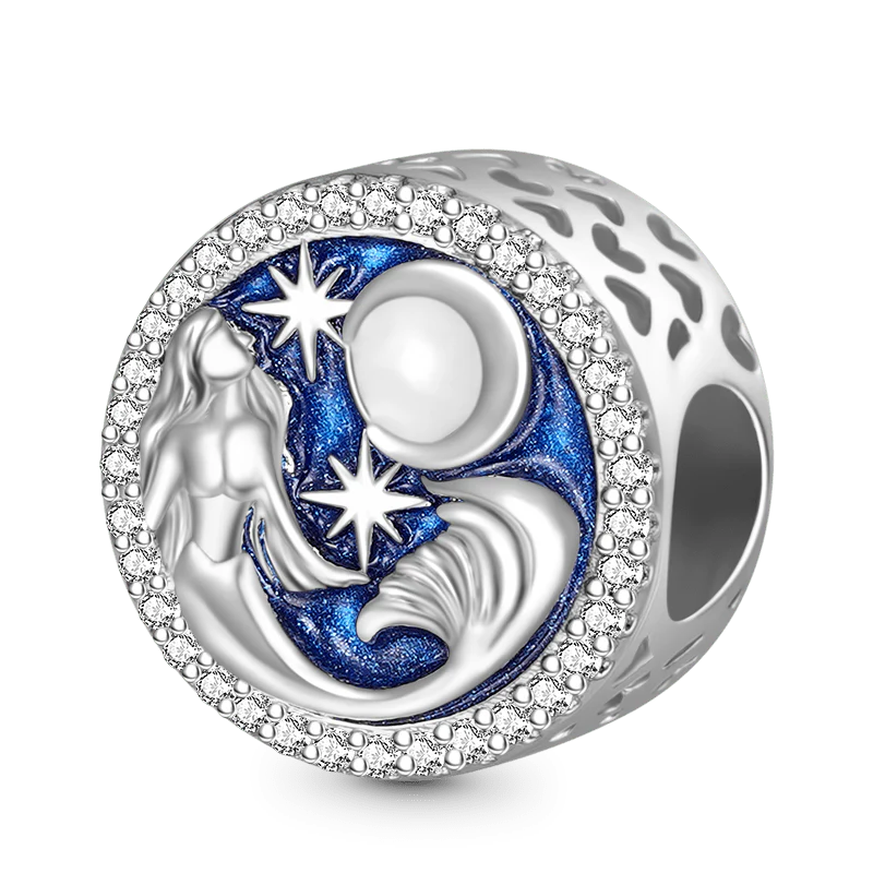Gnoce Luminous Mermaid Charm Platinum-plated Silver Blend - Image 2