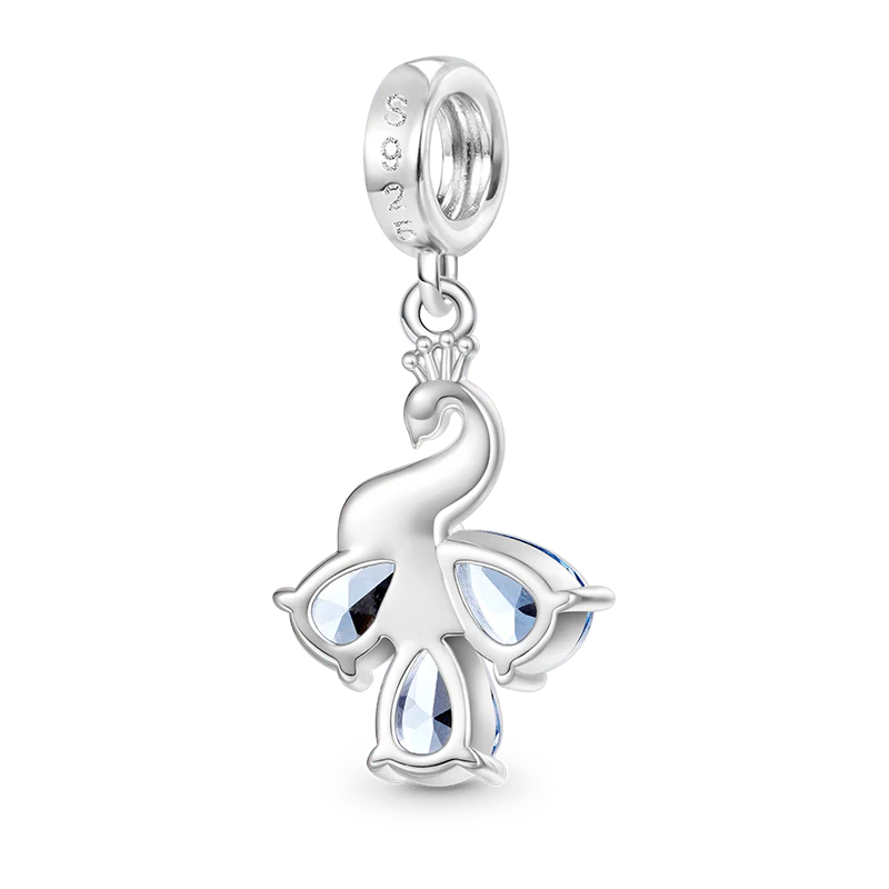 Gnoce Peacock Charm Platinum-plated Silver Blend - Image 2