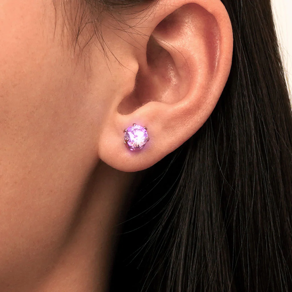 Gnoce Pink Party Light-up LED Stud Earring - Image 7