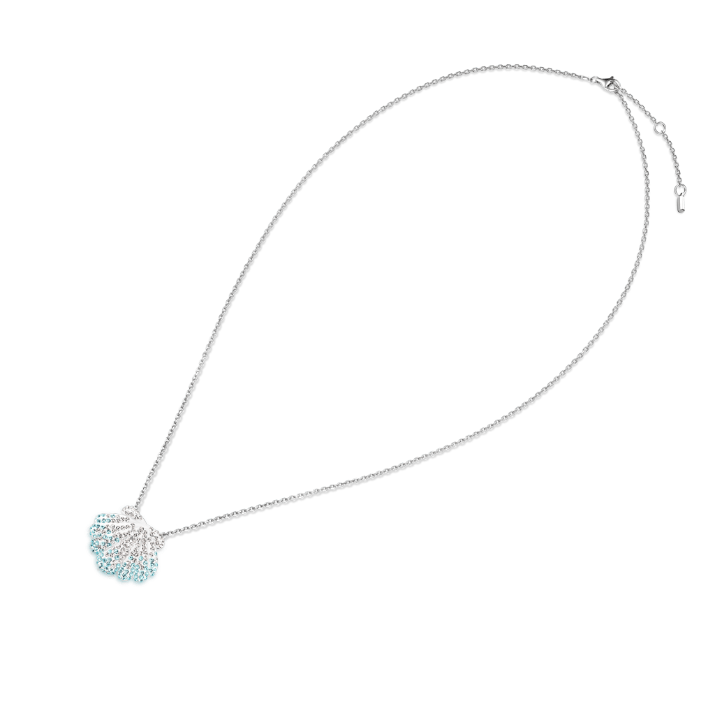 Gnoce Shell Pendant Necklace Platinum-plated Silver Blend - Image 3