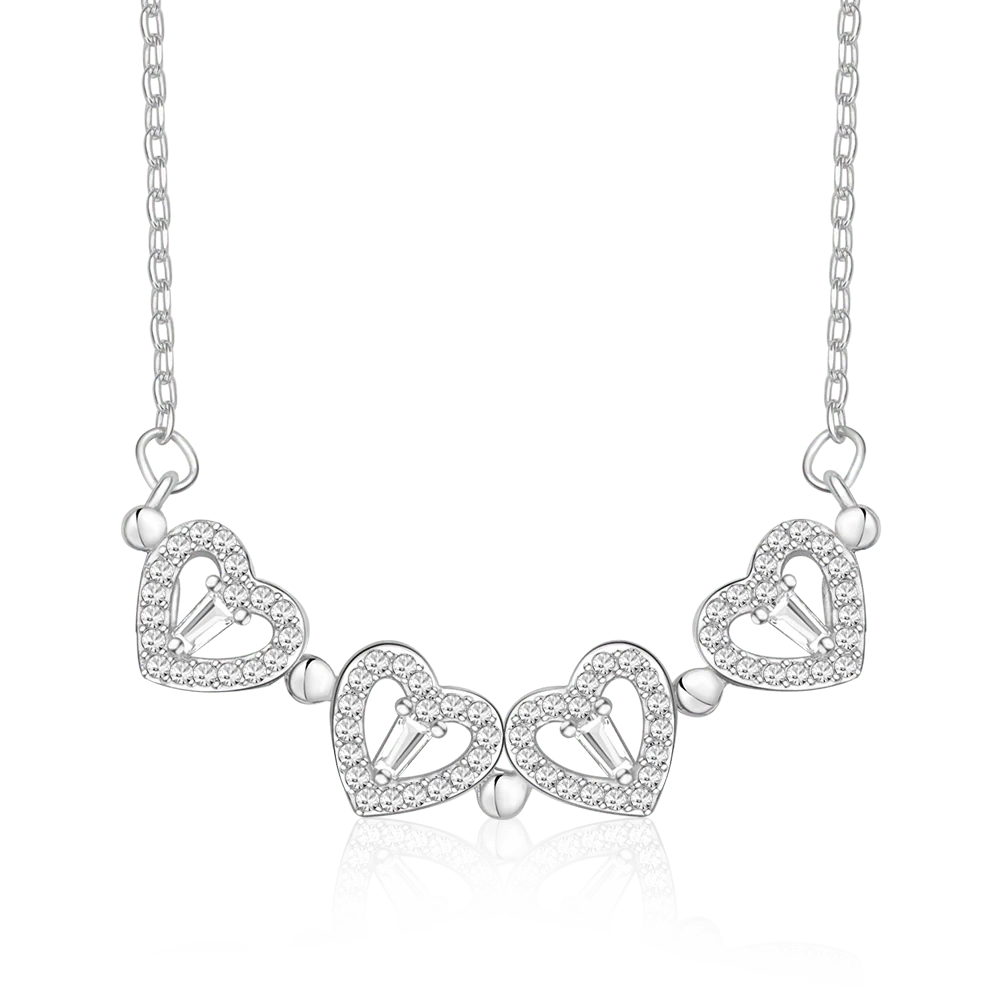 Gnoce Silver Fourleaf Clover Necklace - Image 3