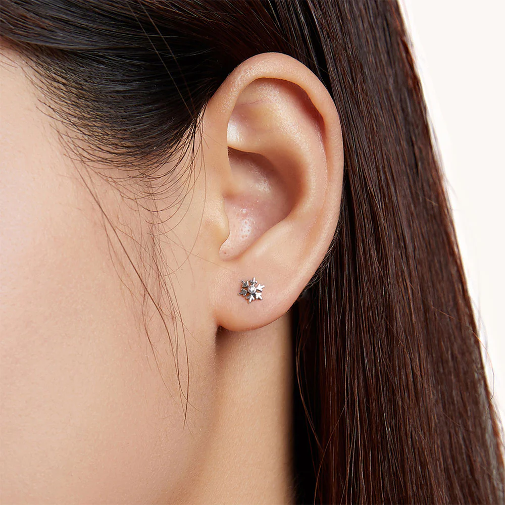 Gnoce Snowflake Earrings - Image 5