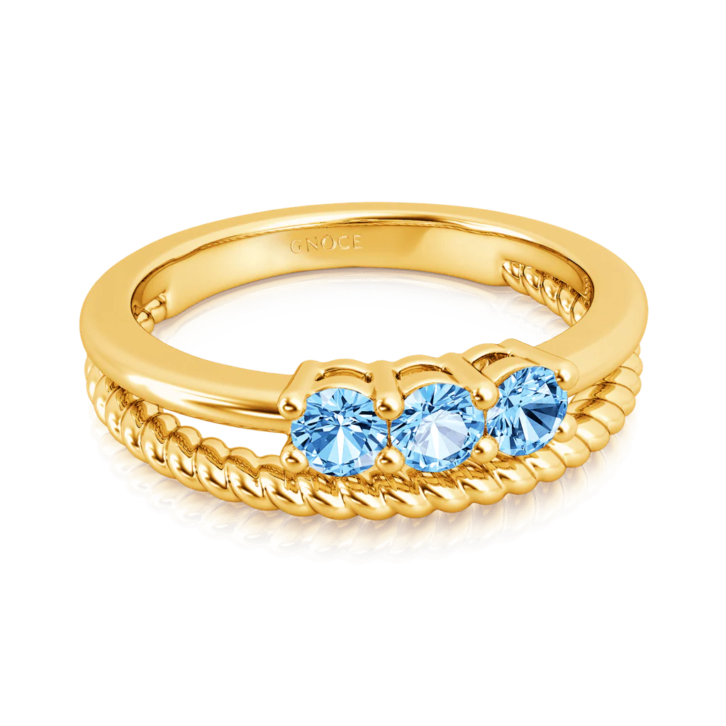 Gnoce Split Shank Engagement Ring - Image 2