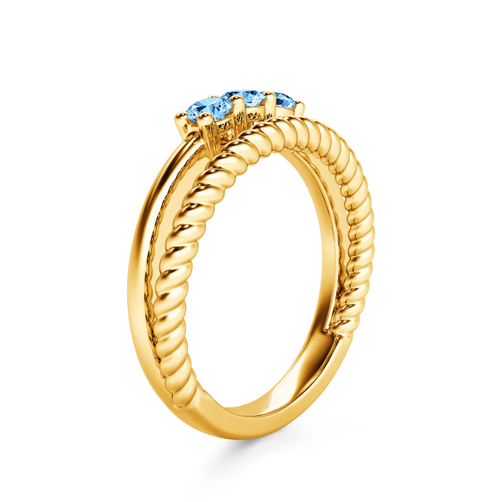 Gnoce Split Shank Engagement Ring - Image 3