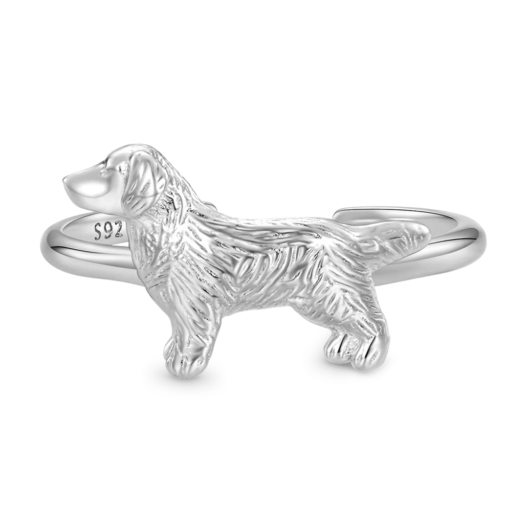 Gnoce Golden Retriever Band Ring
