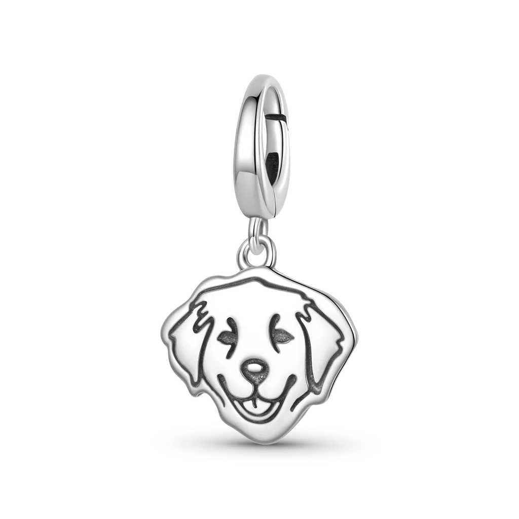 Gnoce Goldie Dog Clasp Clusters Charm