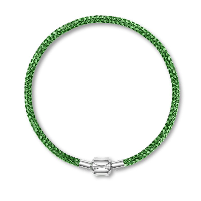 Gnoce Green Basic Bracelet with 2 Pieces of Stoppers - Image 2