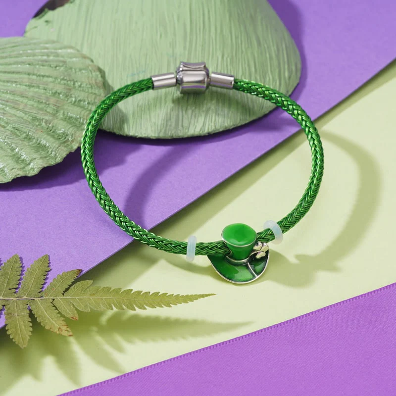 Gnoce Green Basic Bracelet with 2 Pieces of Stoppers - Image 3