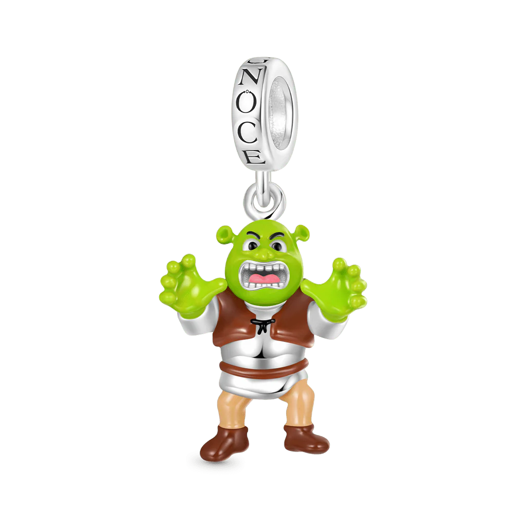 Gnoce Green-skinned Shrek Pendant Dangle Charm