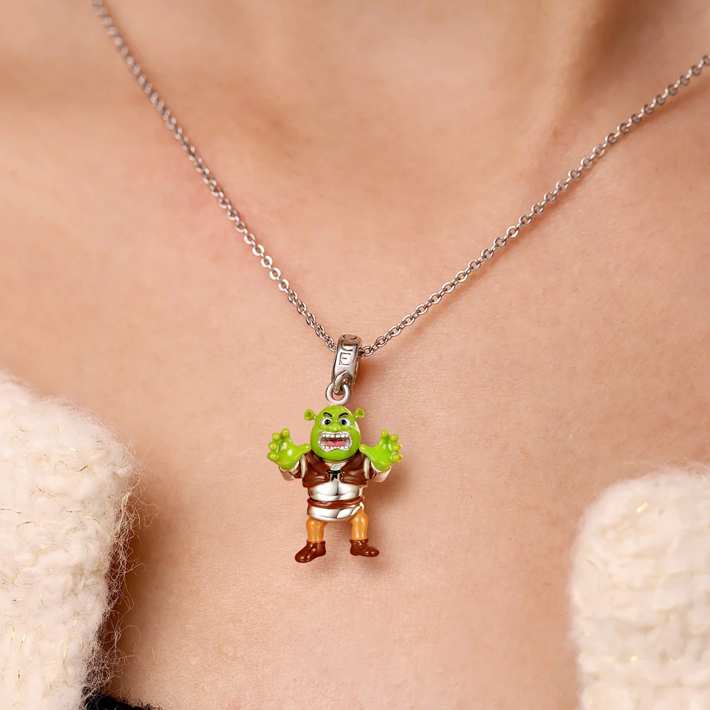Gnoce Green-skinned Shrek Pendant Dangle Charm - Image 4