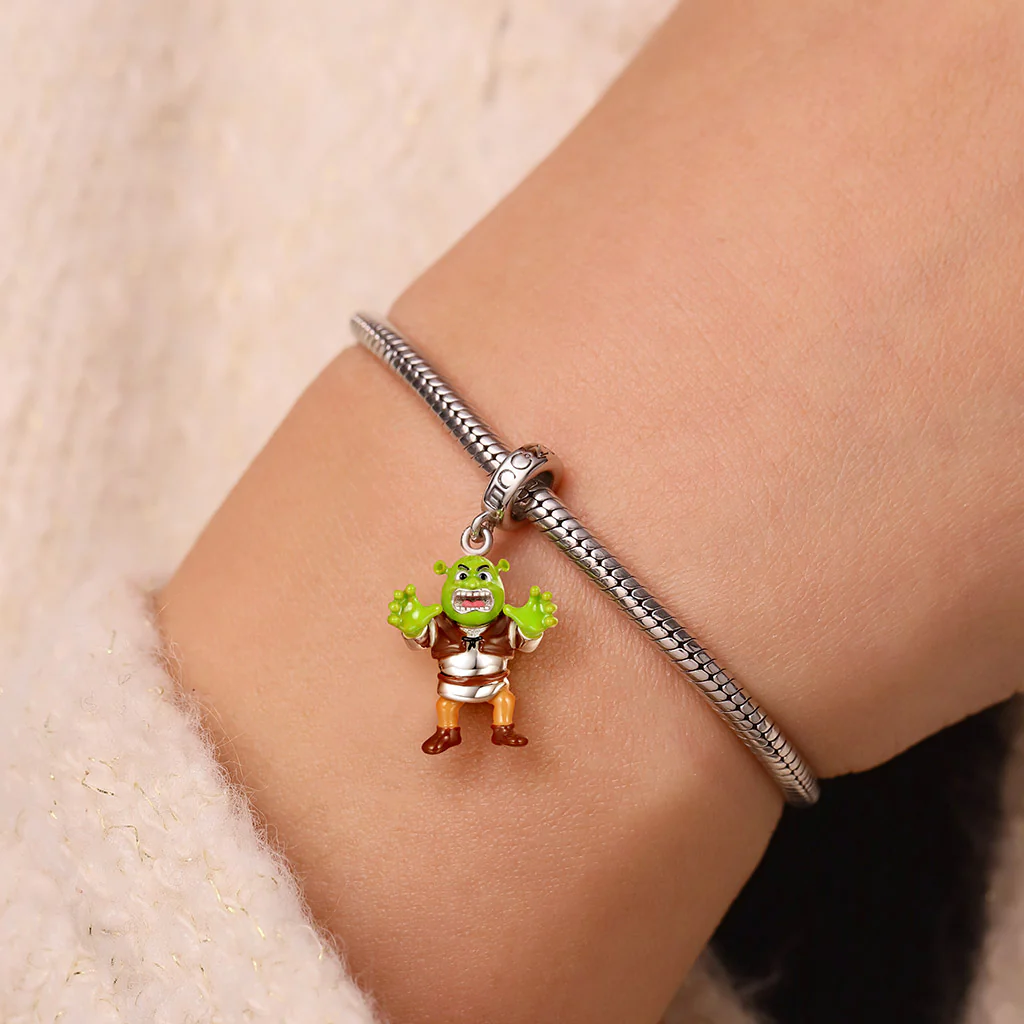Gnoce Green-skinned Shrek Pendant Dangle Charm - Image 6