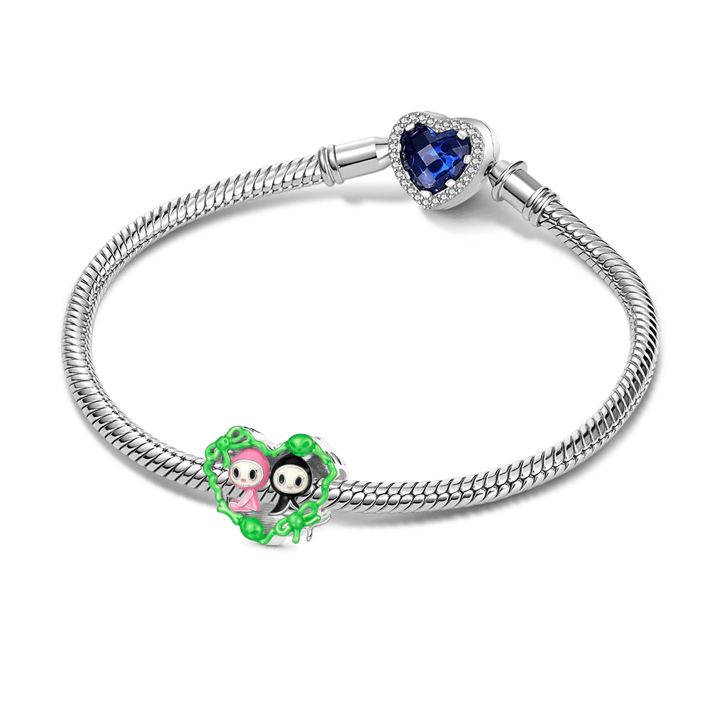 Gnoce Grim Reaper Love Engravable Charm Platinum-plated Silver Blend - Image 3