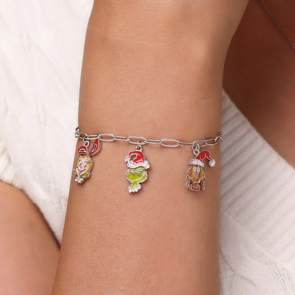 Gnoce Grinch Cindy-Lou & Max Chain Bracelet - Image 5