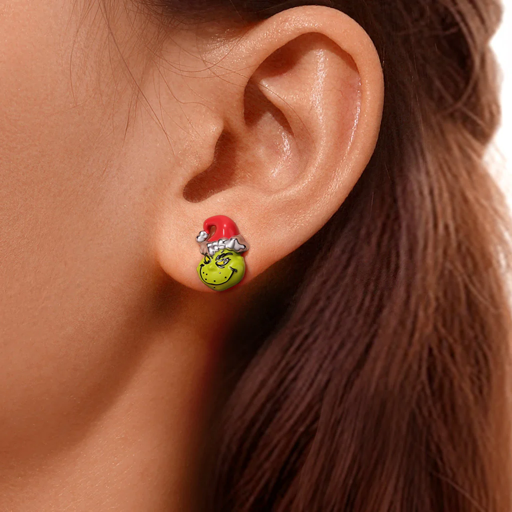 Gnoce Grinch Stud Earrings - Image 6
