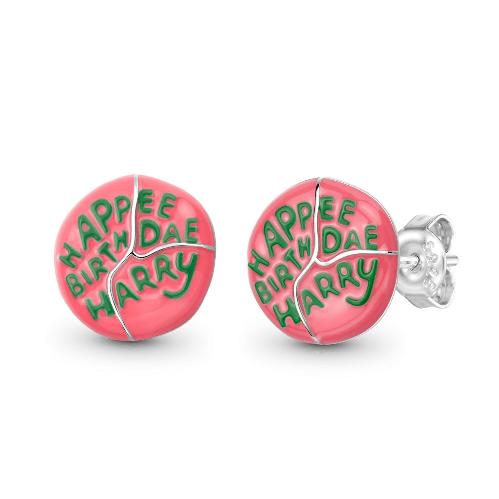 Gnoce Harry Potter Hagrid Birthday Cake Stud Earrings