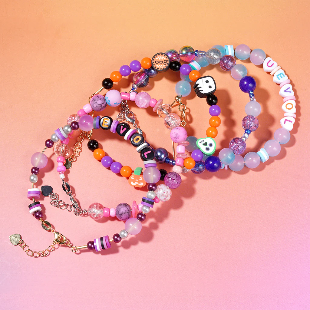 Gnoce Halloween DIY Multi Color Beaded Bracelet - Image 4