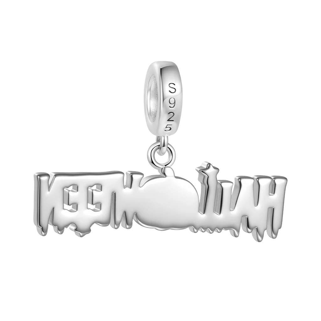 Gnoce Pumpkin Glow-in-the-Dark Charm Platinum-plated Silver Blend - Image 3