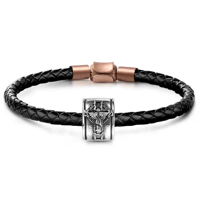 Gnoce Hanged Man Vintage Charm Platinum-plated Silver Blend