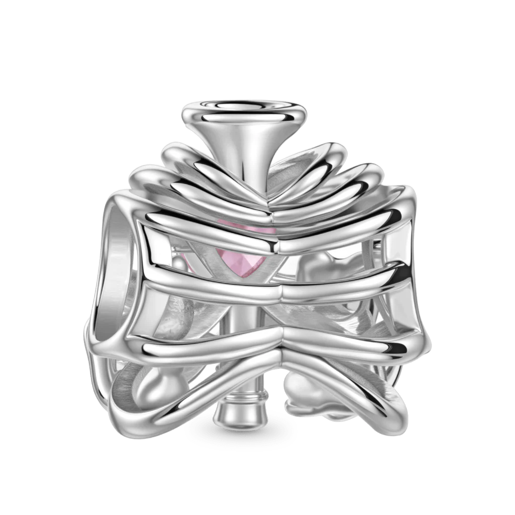 Gnoce Healing Heartache Cat Charm Platinum-plated Silver Blend - Image 5