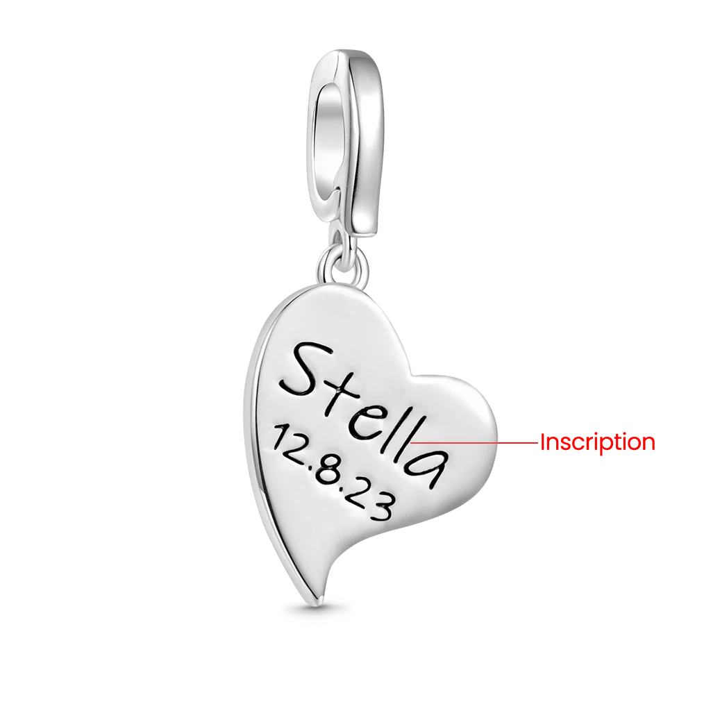 Gnoce Love You Forever Clasp Clusters Charm Platinum-plated Silver Blend - Image 3
