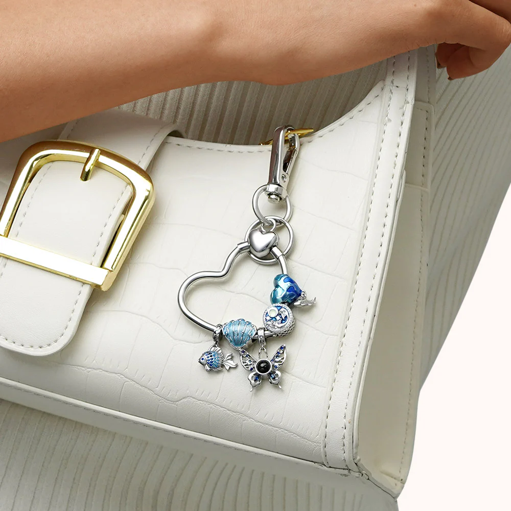 Gnoce Versatile Heart Charms Holder & Key Chain - Image 5