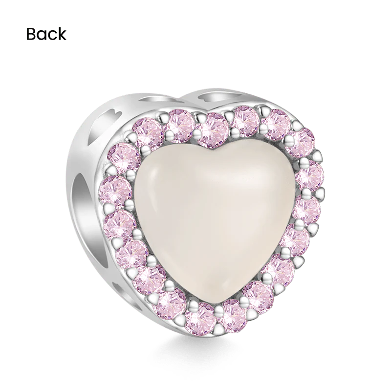 Gnoce Light Pink Heart Color-changing Charm - Image 3