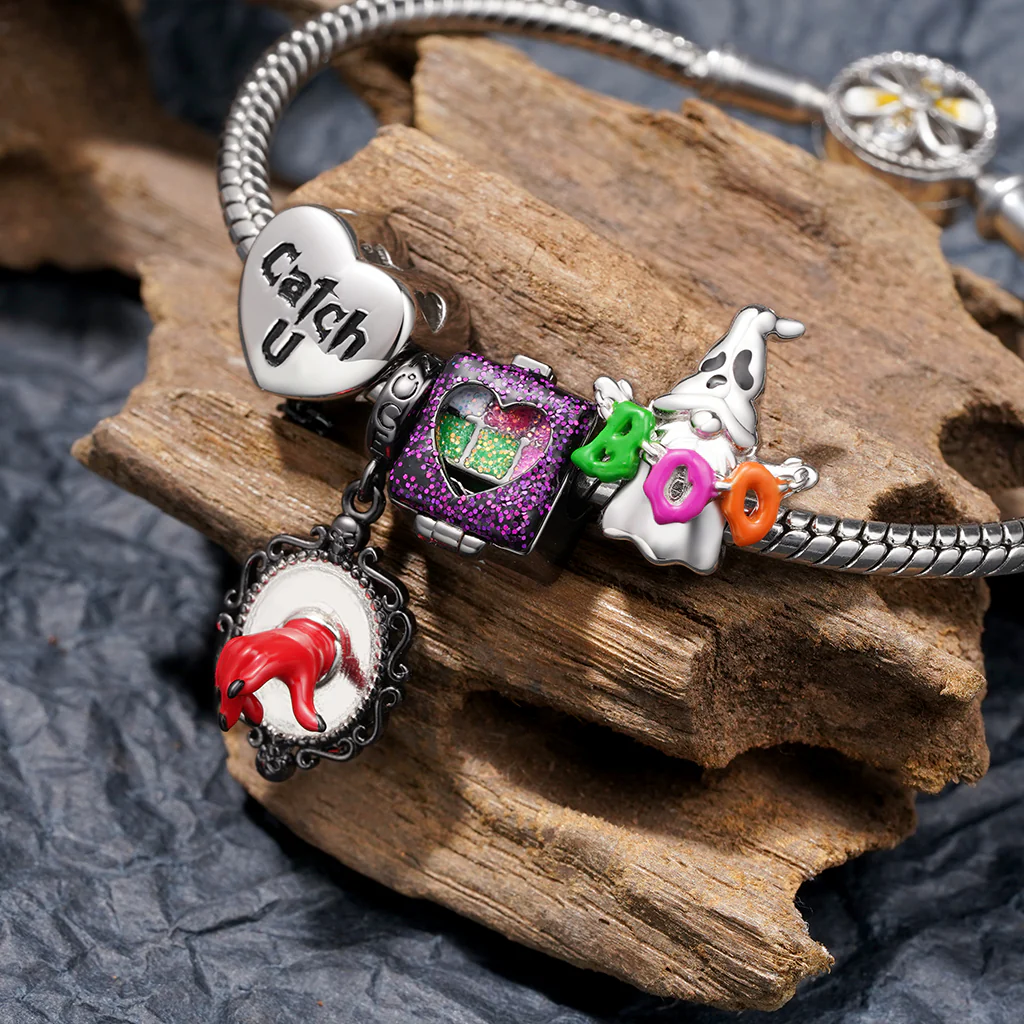 Gnoce Mousetrap Photo Charm Platinum-plated Silver Blend - Image 4