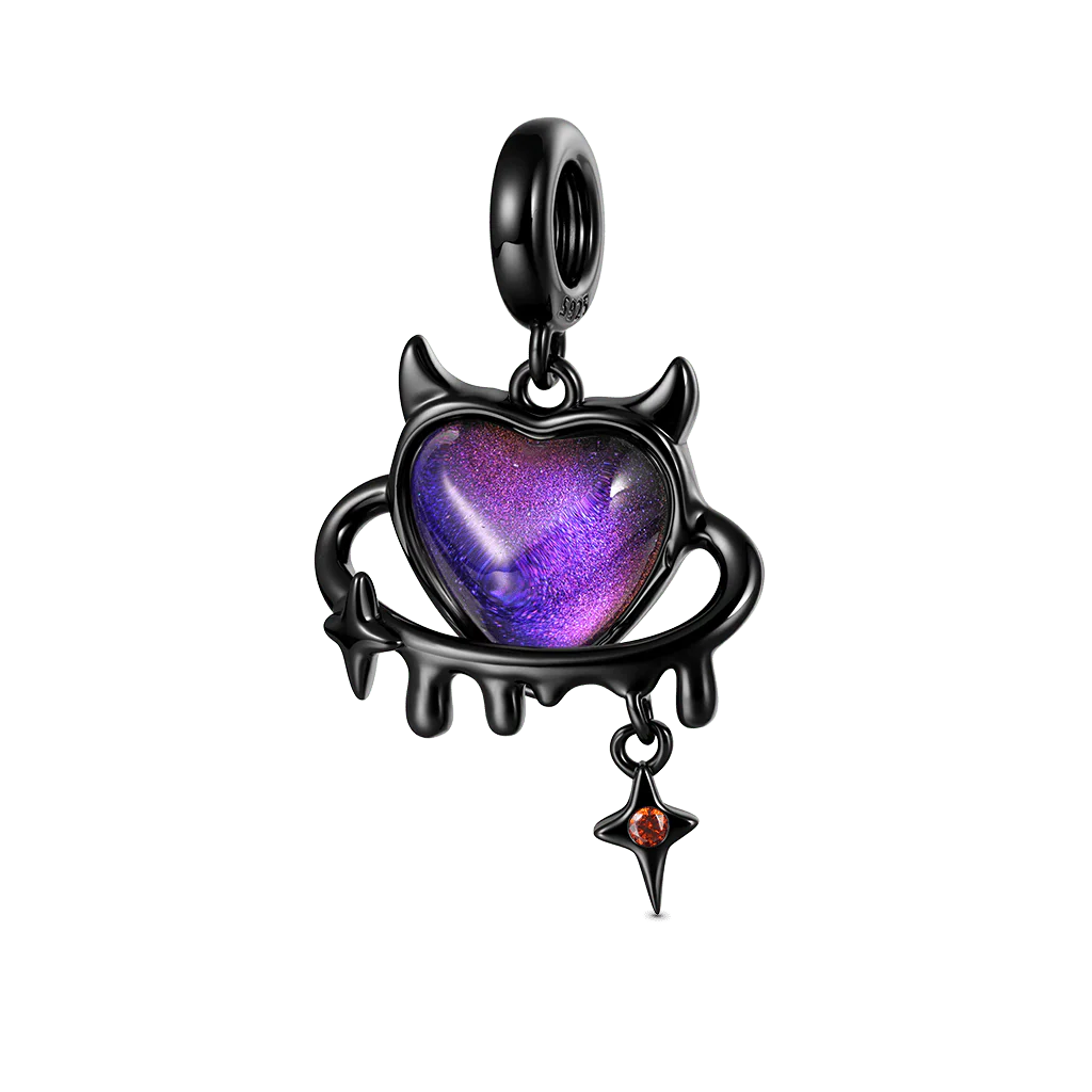 Gnoce Sweet Cool Heart of the Devil Pendant Dangle Charm