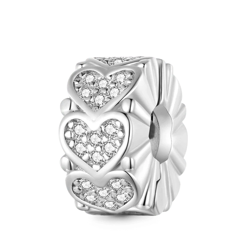 Gnoce Basic Heart to Heart Stopper Charm