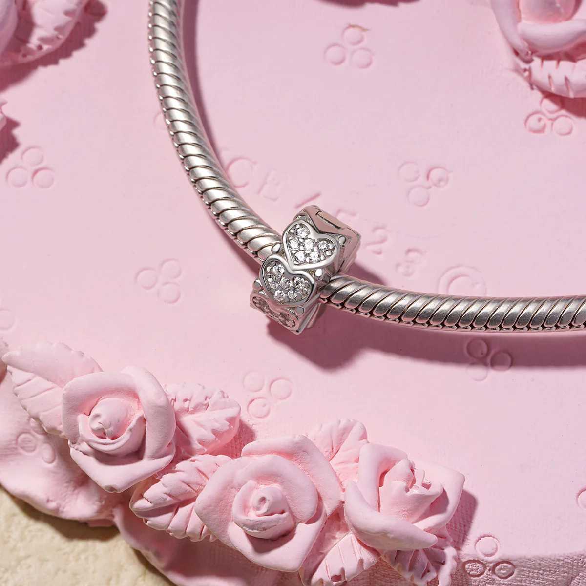 Gnoce Basic Heart to Heart Stopper Charm - Image 2