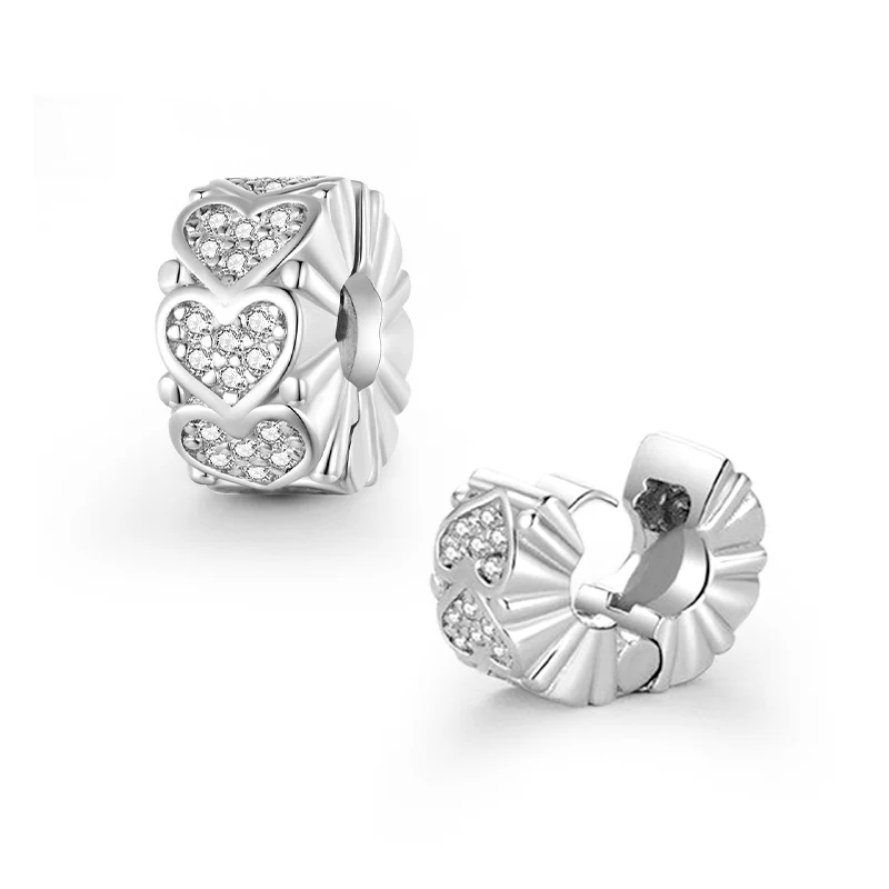 Gnoce Basic Heart to Heart Stopper Charm - Image 3